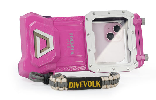 Divevolk SeaTouch 4 Max Plus Pink Underwater Touchscreen Phone Housing